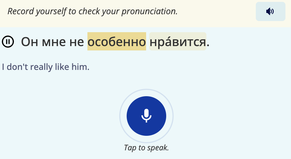 Speaking
